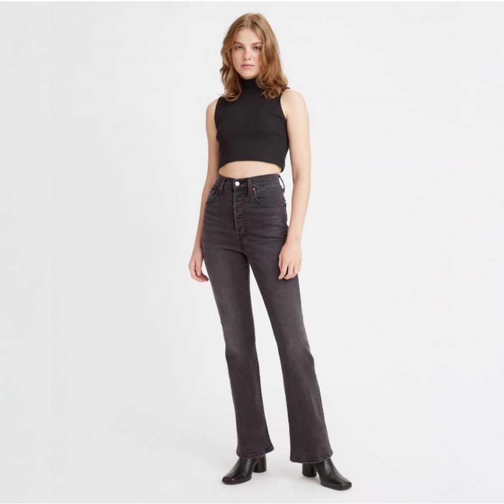 Levi's Ribcage bootcut jeans black 26
